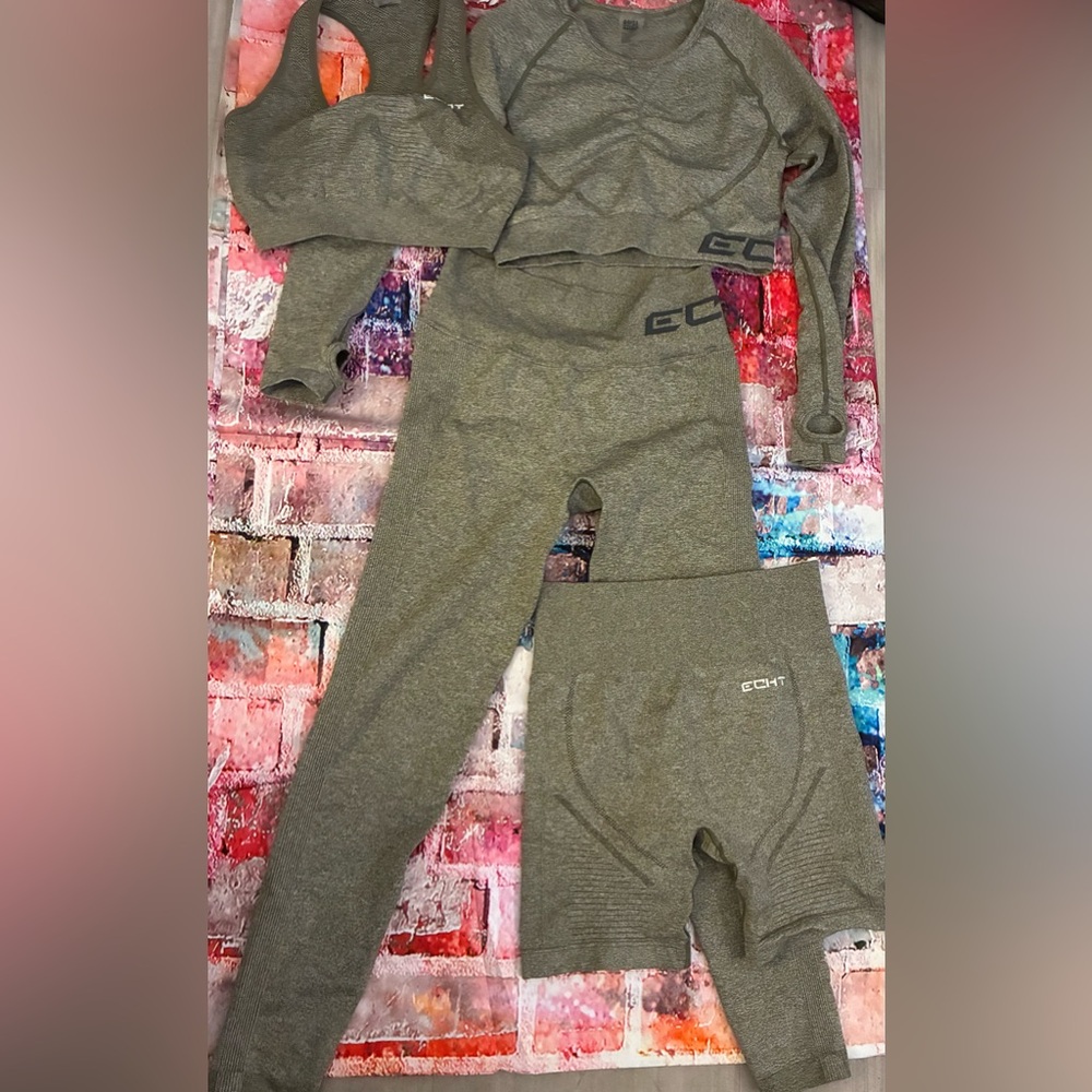 ECHT Charcoal Activewear Set